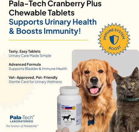 PALA TECH - Pala Tech Cat & Dog UTI Treatment 60 Tabletas - The Red Vitamin MX - Salud De Tracto Urinario Para Perros - {{ shop.shopifyCountryName }}