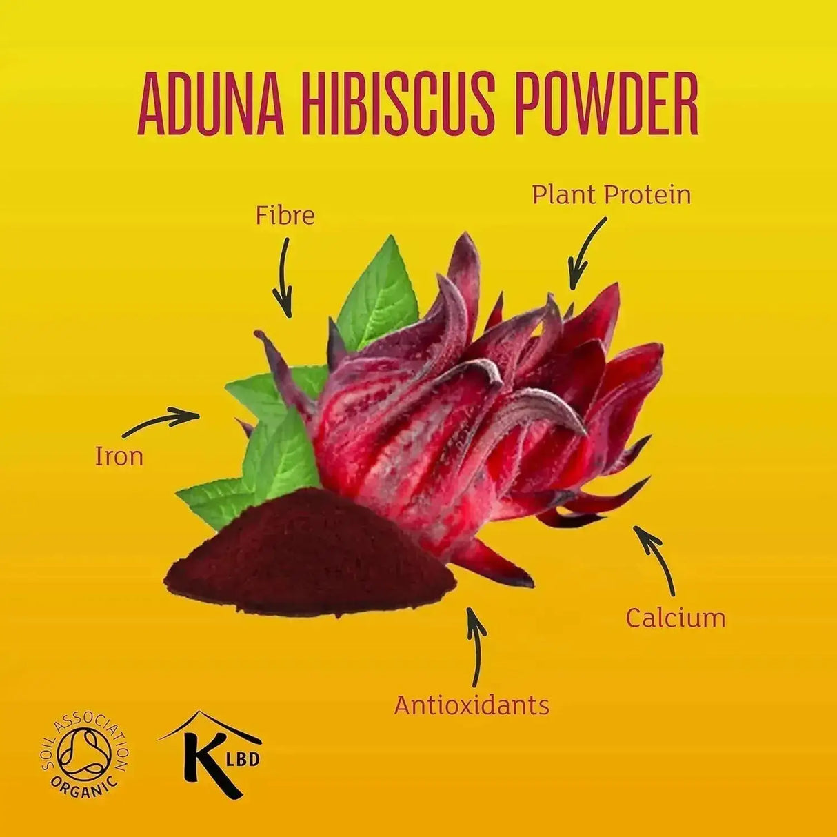 ADUNA - Aduna Organic Hibiscus Flower Powder 275Gr. - The Red Vitamin MX - Suplementos Alimenticios - {{ shop.shopifyCountryName }}