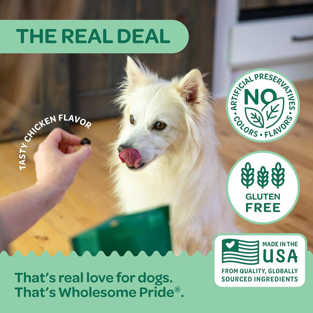 WHOLESOME PRIDE - Wholesome Pride 9-in-1 Dog Multifunctional Soft Chews 90 Masticables - The Red Vitamin MX - Suplementos Herbales Para Perros - {{ shop.shopifyCountryName }}