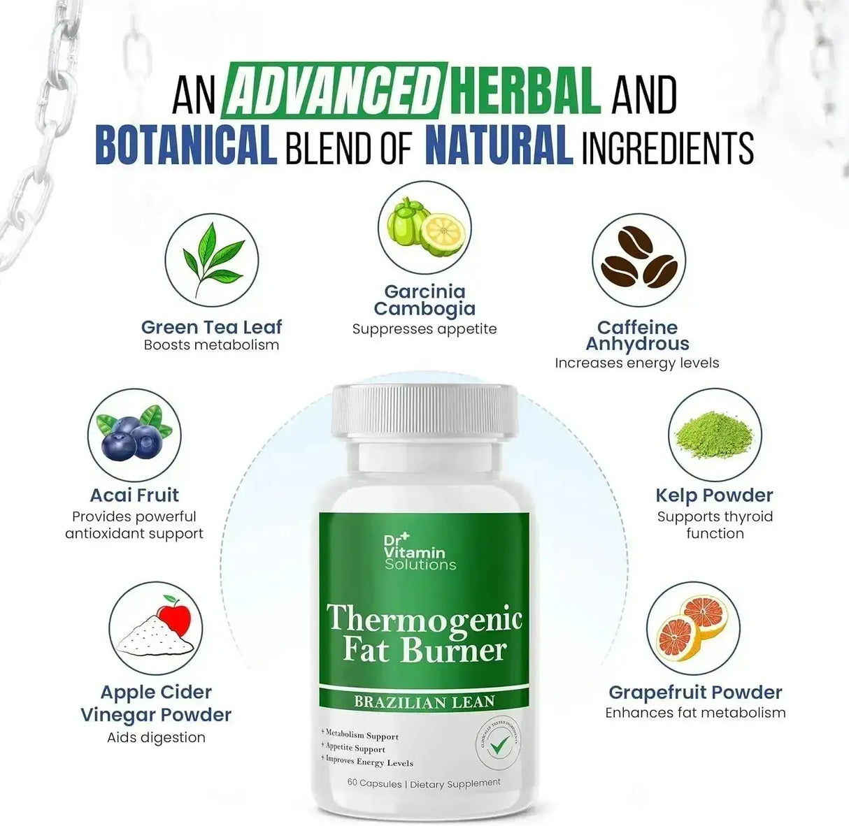 DR VITAMIN SOLUTIONS - DR VITAMIN SOLUTIONS Thermogenic Fat Burner 60 Capsulas - The Red Vitamin MX - Suplementos Alimenticios - {{ shop.shopifyCountryName }}