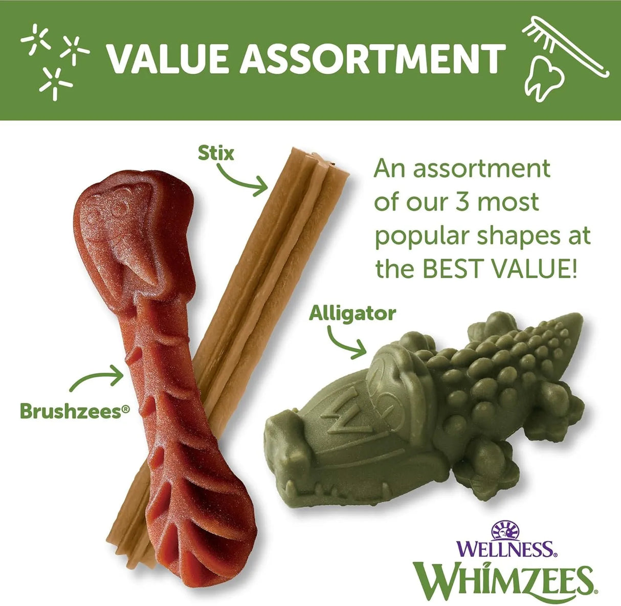 WELLNESS WHIMZEES - Wellness WHIMZEES Value Box Dog Dental Treats Small Size Dogs 89 Piezas - The Red Vitamin MX - Cuidado Dental Para Perros - {{ shop.shopifyCountryName }}