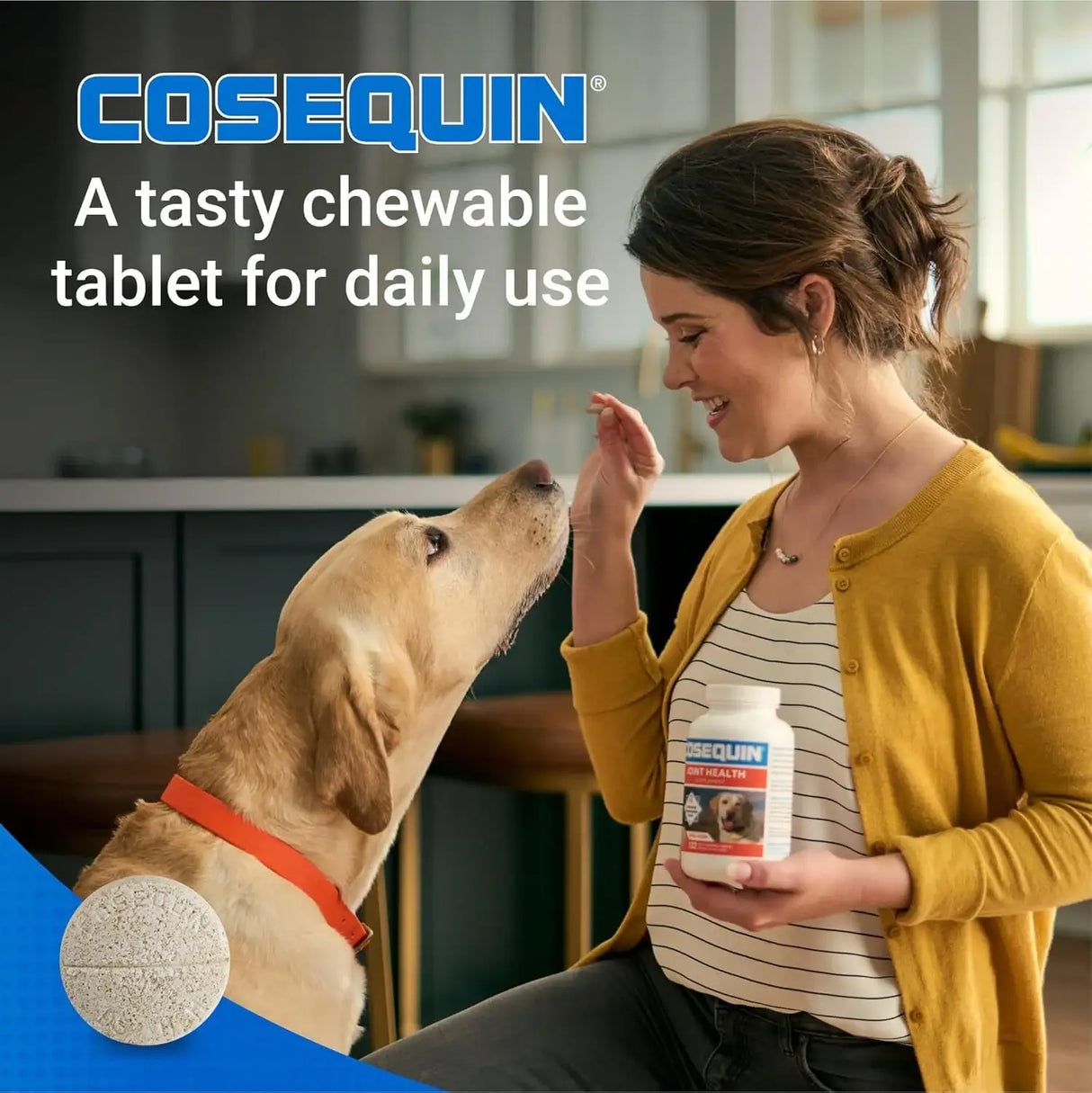 NUTRAMAX - Nutramax Laboratories Cosequin Maximum Strength Joint Health Supplement for Dogs 60 Tabletas Masticables - The Red Vitamin MX - Cuidado De Cadera Y Articulaciones Para Perros - {{ shop.shopifyCountryName }}