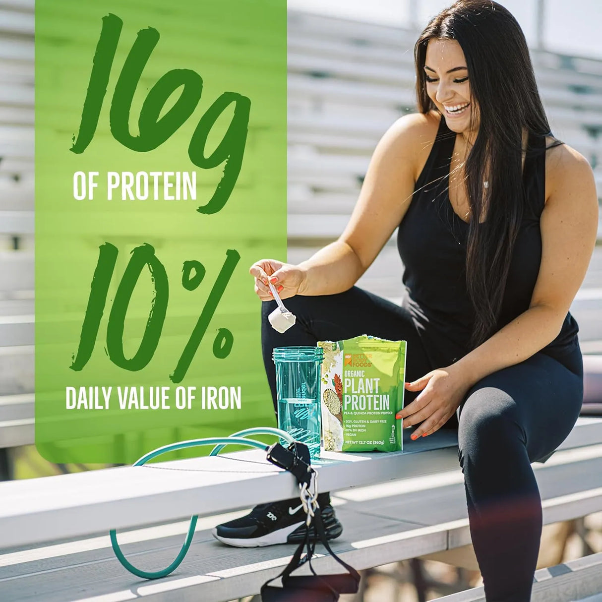 BETTERBODY FOODS - BetterBody Foods Organic Plant Based Protein Powder 360Gr. - The Red Vitamin MX - Suplementos Alimenticios - {{ shop.shopifyCountryName }}