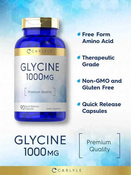 CARLYLE - Carlyle Glycine 1000Mg. 90 Capsulas - The Red Vitamin MX - Suplementos Alimenticios - {{ shop.shopifyCountryName }}