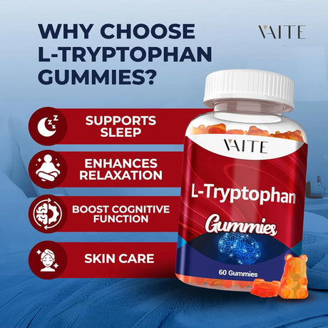 VAITE - Vaite L-Tryptophan 1000Mg. Gummies 60 Gomitas - The Red Vitamin MX - Suplementos Alimenticios - {{ shop.shopifyCountryName }}