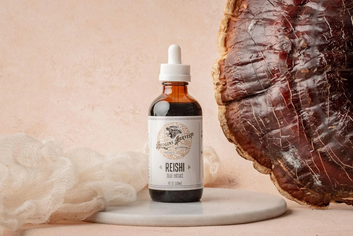 HODGINS HARVEST - Hodgins Harvest Organic Reishi Tincture 4 Fl.Oz. - The Red Vitamin MX - Suplementos Alimenticios - {{ shop.shopifyCountryName }}