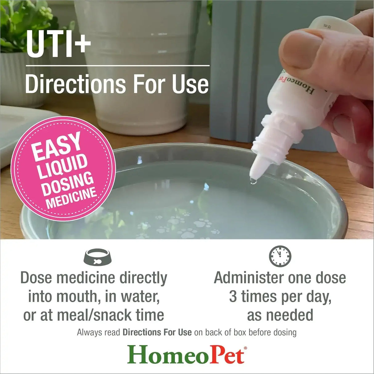 HOMEOPET - HomeoPet UTI Plus Urinary-Tract Relief 15Ml. - The Red Vitamin MX - Salud De Tracto Urinario Para Perros - {{ shop.shopifyCountryName }}