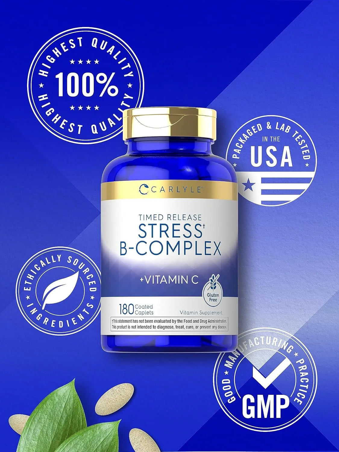 CARLYLE - Carlyle Stress B-Complex 180 Capsulas - The Red Vitamin MX - Suplementos Alimenticios - {{ shop.shopifyCountryName }}