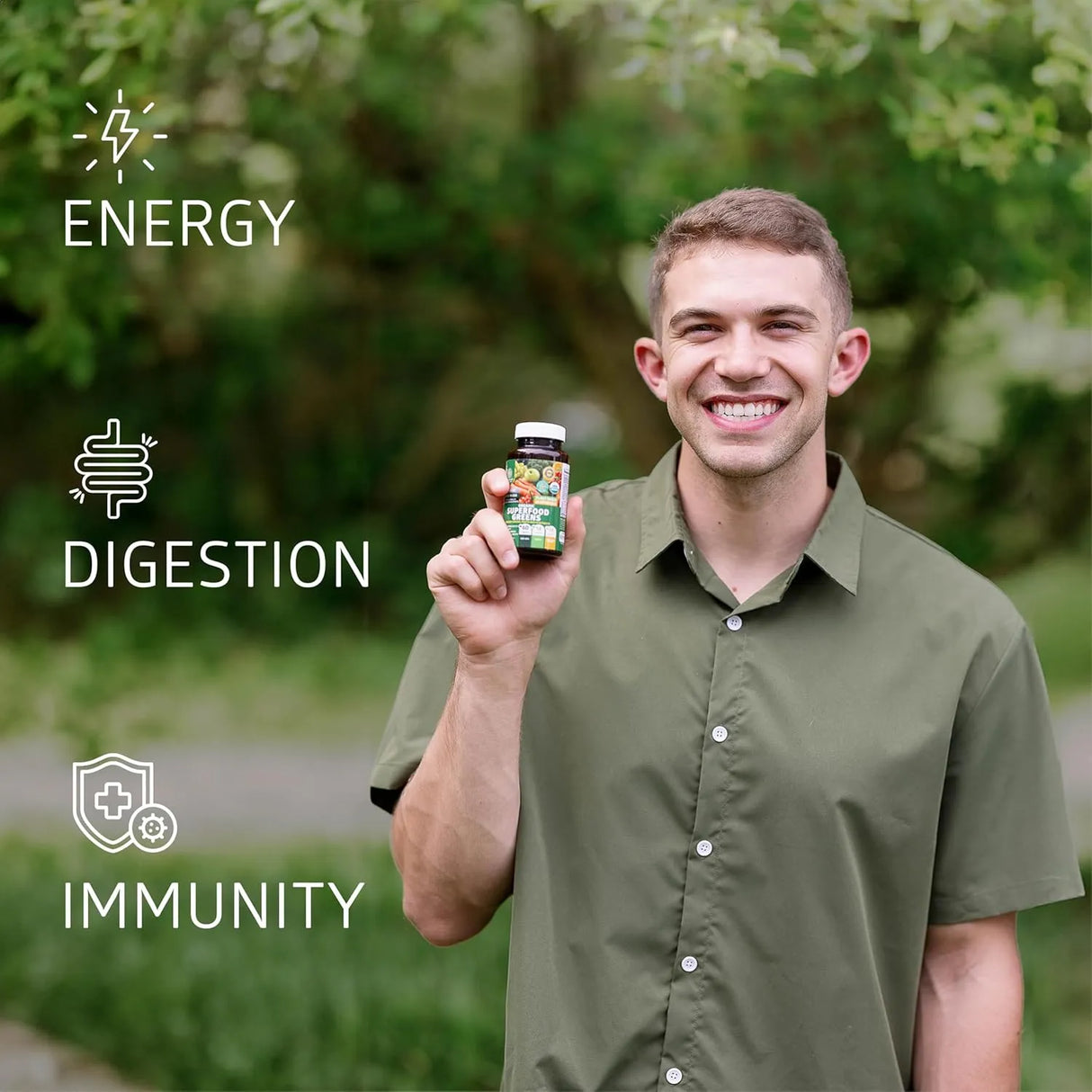 N1N - N1N Premium Organic Superfood Greens 60 Tabletas - The Red Vitamin MX - Suplementos Alimenticios - {{ shop.shopifyCountryName }}