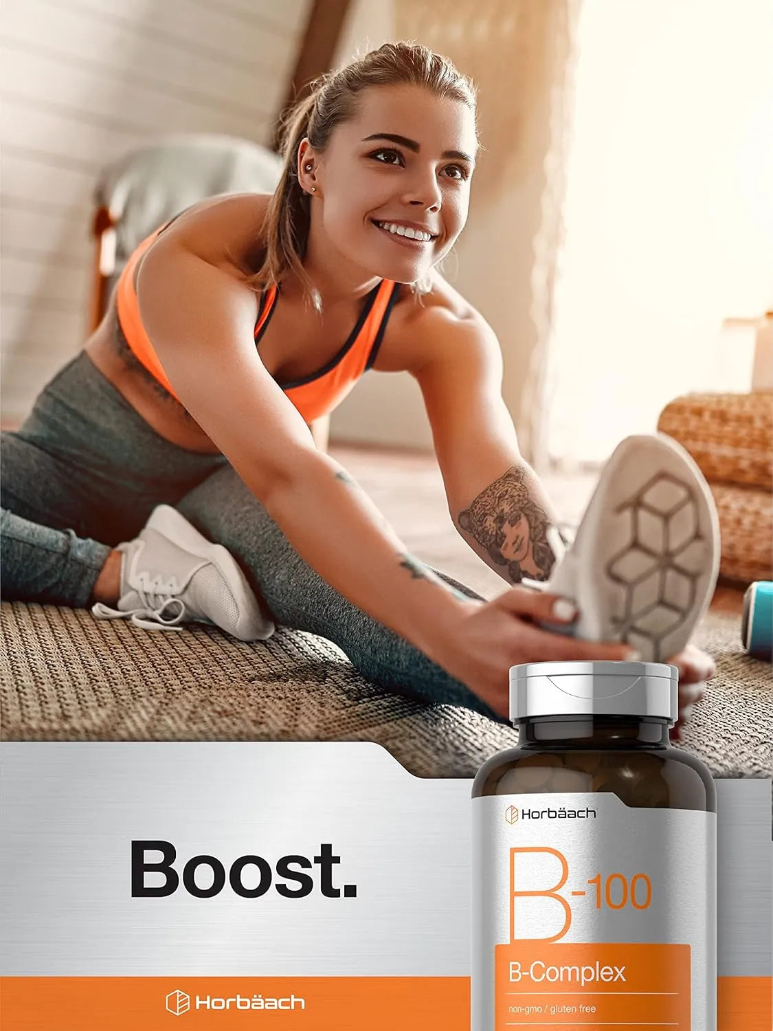 HORBAACH - Horbaach Vitamin B-100 Complex 300 Tabletas - The Red Vitamin MX - Suplementos Alimenticios - {{ shop.shopifyCountryName }}