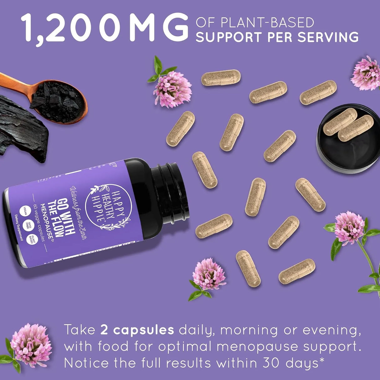 HAPPY HEALTHY HIPPIE - Happy Healthy Hippie Menopause Support 60 Capsulas - The Red Vitamin MX - Suplementos Alimenticios - {{ shop.shopifyCountryName }}