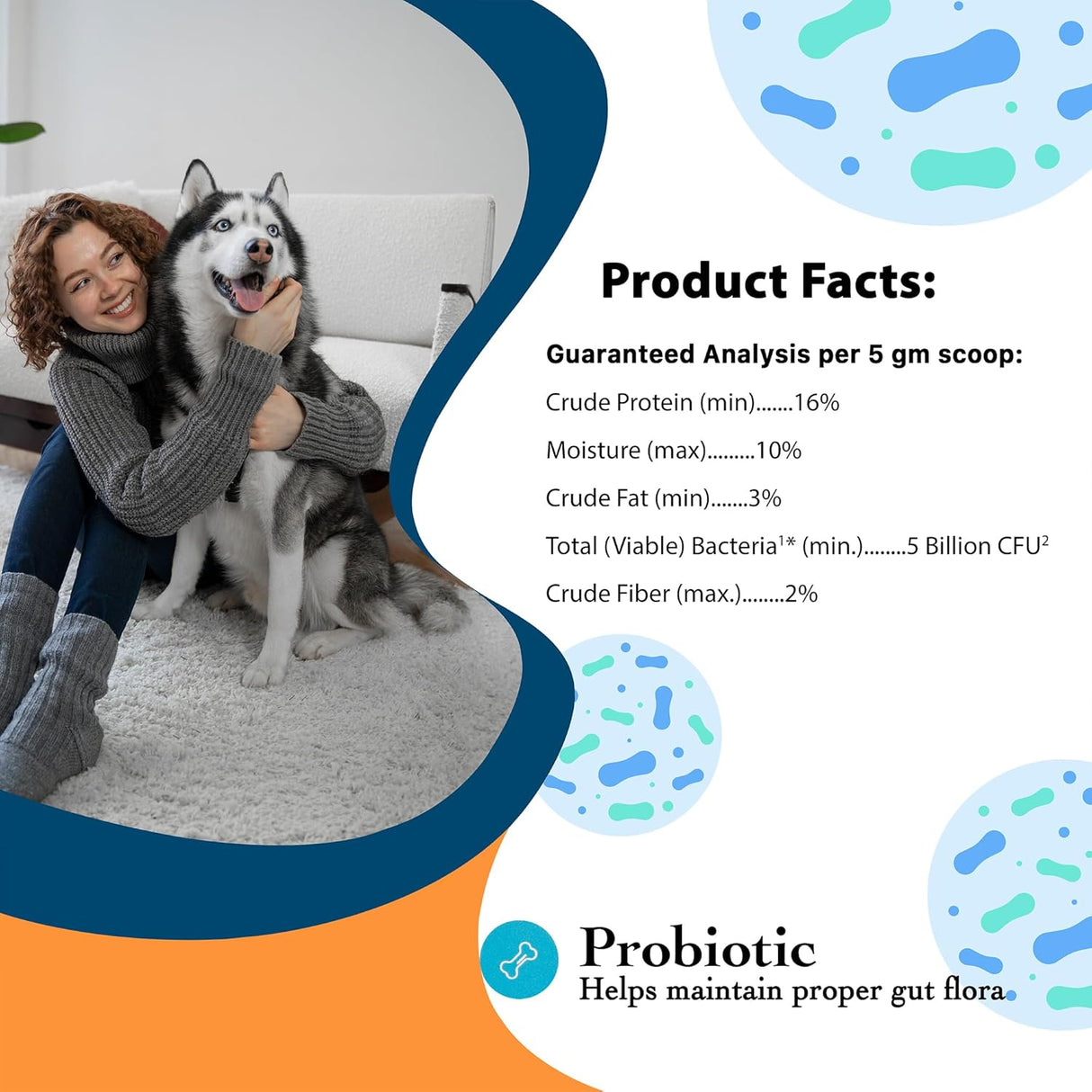 VitaBoost Probiotic and Prebiotic Powder for Dogs 150Gr.