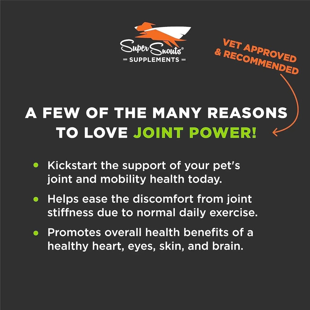 SUPER SNOUTS - Super Snouts Joint Power 100% Green Lipped Mussels for Dogs & Cats 150Gr. - The Red Vitamin MX - Cuidado De Cadera Y Articulaciones Para Perros - {{ shop.shopifyCountryName }}
