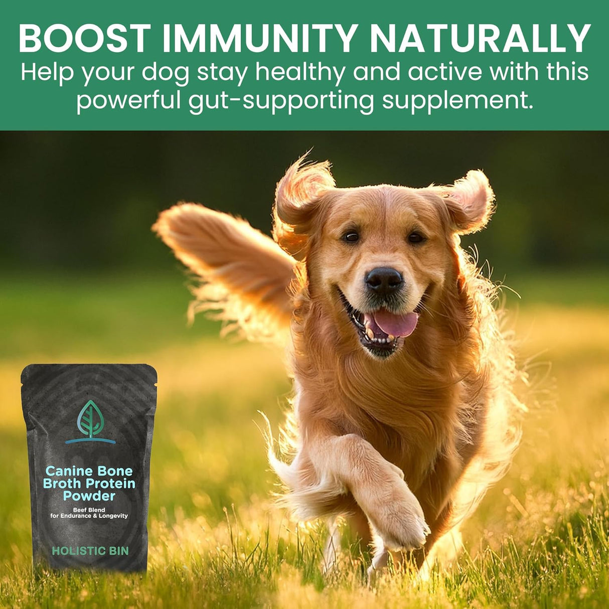 HOLISTIC BIN - HOLISTIC BIN Canine Powderized Beef Bone Broth Powder 50Gr. - The Red Vitamin MX - Suplementos Herbales Para Perros - {{ shop.shopifyCountryName }}