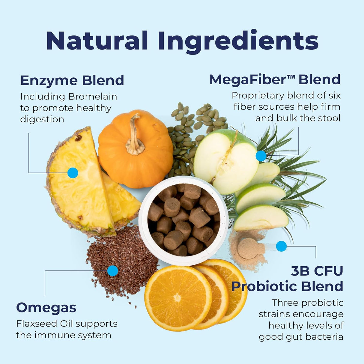 Vetnique Advanced Strength Glandex Anal Gland Soft Chew Duck Bacon 30 Masticables