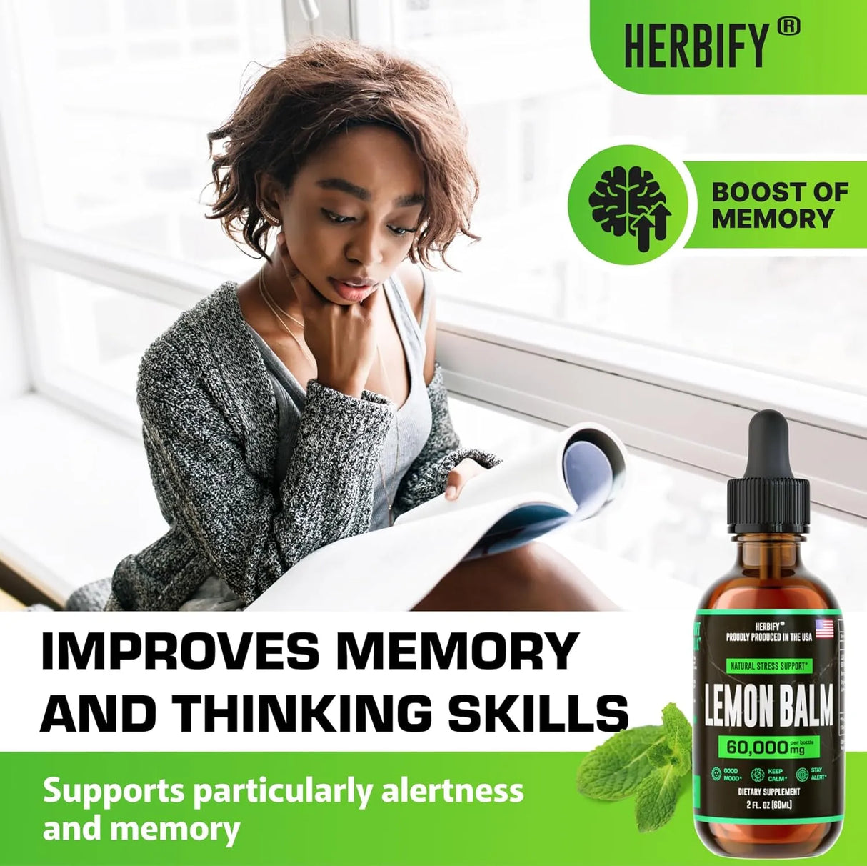 HERBIFY - HERBIFY Lemon Balm 2 Fl.Oz. - The Red Vitamin MX - Suplementos Alimenticios - {{ shop.shopifyCountryName }}