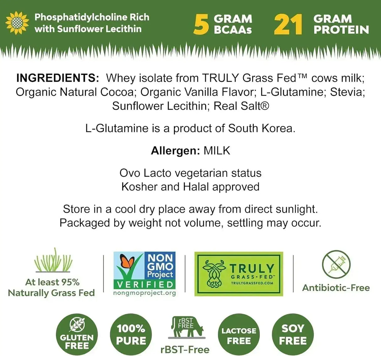 MARIGOLD - MariGold Grass-fed Whey Protein Isolate Powder Creamy Rich Chocolate Malt 454Gr. - The Red Vitamin MX - Suplementos Alimenticios - {{ shop.shopifyCountryName }}