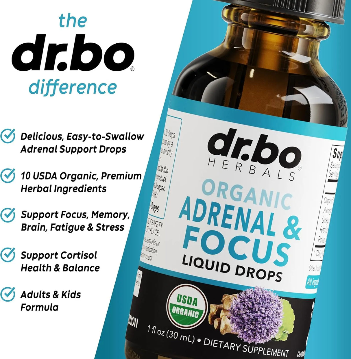 DR. BO - DR. BO Adrenal & Focus 1 Fl.Oz. - The Red Vitamin MX - Suplementos Alimenticios - {{ shop.shopifyCountryName }}