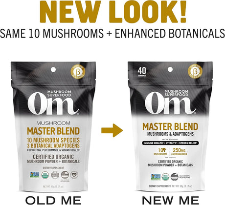 OM - Om Mushroom Master Blend 10 Mushroom Complex Powder 90Gr. - The Red Vitamin MX - Suplementos Alimenticios - {{ shop.shopifyCountryName }}