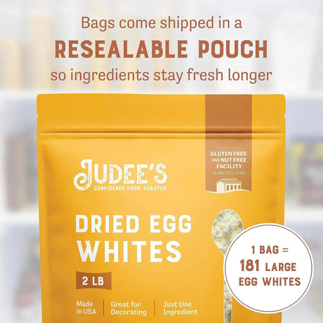 JUDEE'S - Judee’s Dried Egg White Protein Powder 2 Lbs. - The Red Vitamin MX - Suplementos Alimenticios - {{ shop.shopifyCountryName }}
