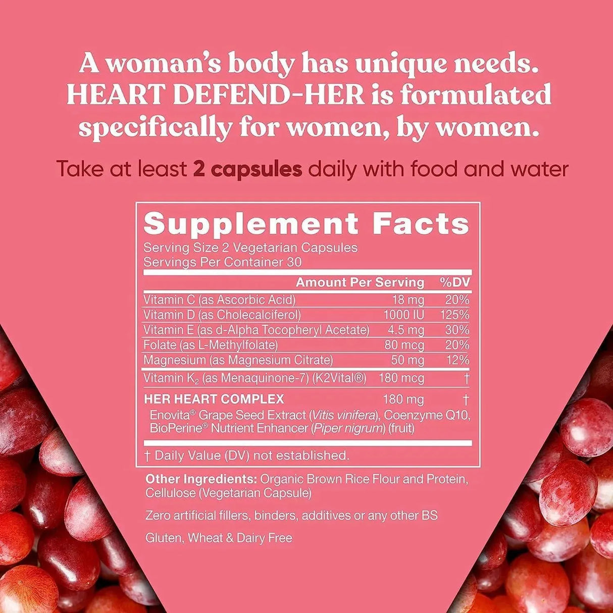 EU NATURAL - Eu Natural Heart Defend-Her Womens 60 Capsulas - The Red Vitamin MX - Suplementos Alimenticios - {{ shop.shopifyCountryName }}