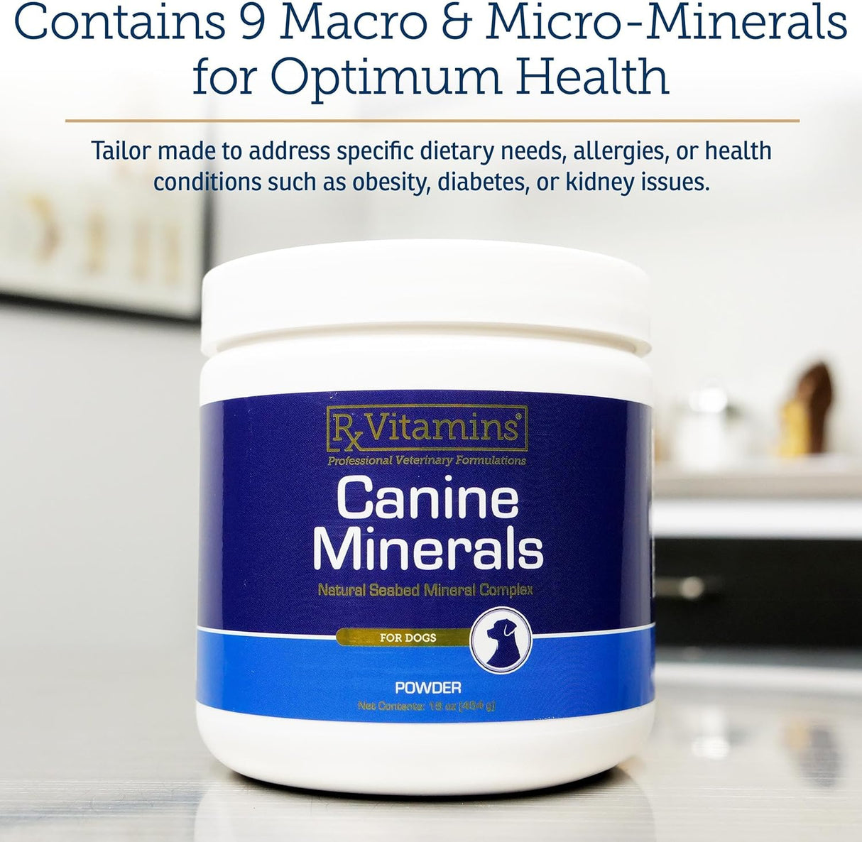 Rx Vitamins Canine Minerals 454Gr.