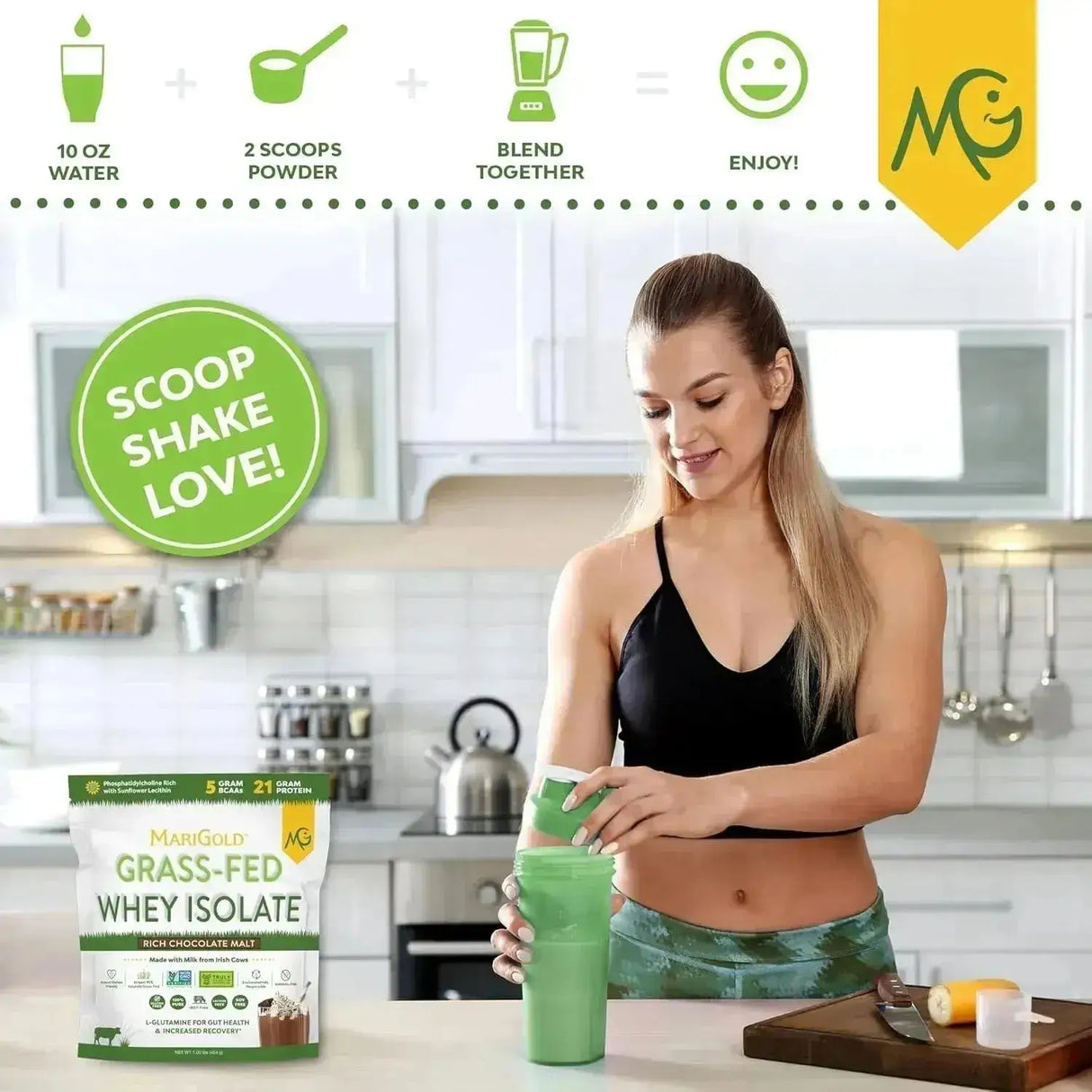 MARIGOLD - MariGold Grass-fed Whey Protein Isolate Powder Creamy Rich Chocolate Malt 454Gr. - The Red Vitamin MX - Suplementos Alimenticios - {{ shop.shopifyCountryName }}