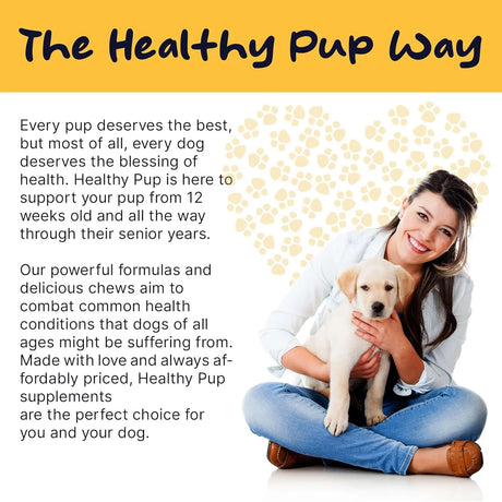 HEALTHY PUP - Healthy Pup Dog Multivitamin 120 Masticables - The Red Vitamin MX - Multivitamínicos Para Perros - {{ shop.shopifyCountryName }}