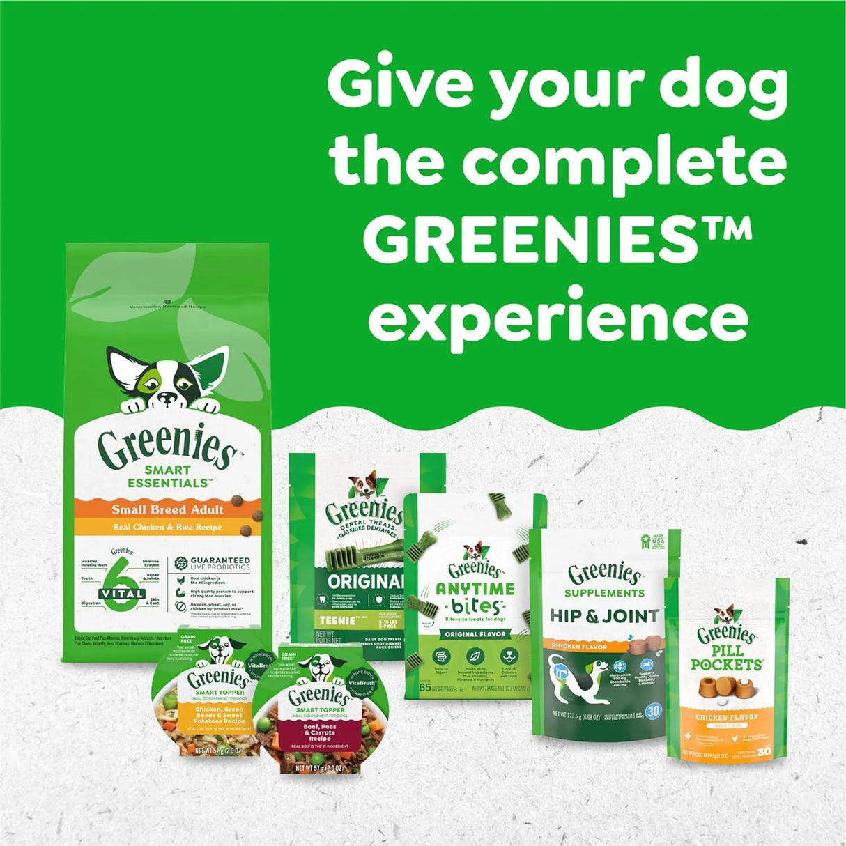 GREENIES - Greenies Teenie Natural Dog Dental Treats Sweet Potato Flavor 130 Piezas - The Red Vitamin MX - Cuidado Dental Para Perros - {{ shop.shopifyCountryName }}