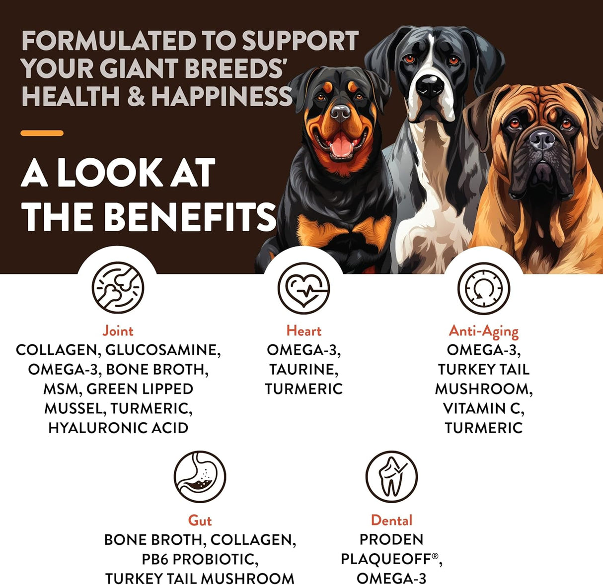 NATURVET - NaturVet Giant Breeds Supplement 50 Masticables - The Red Vitamin MX - Multivitamínicos Para Perros - {{ shop.shopifyCountryName }}