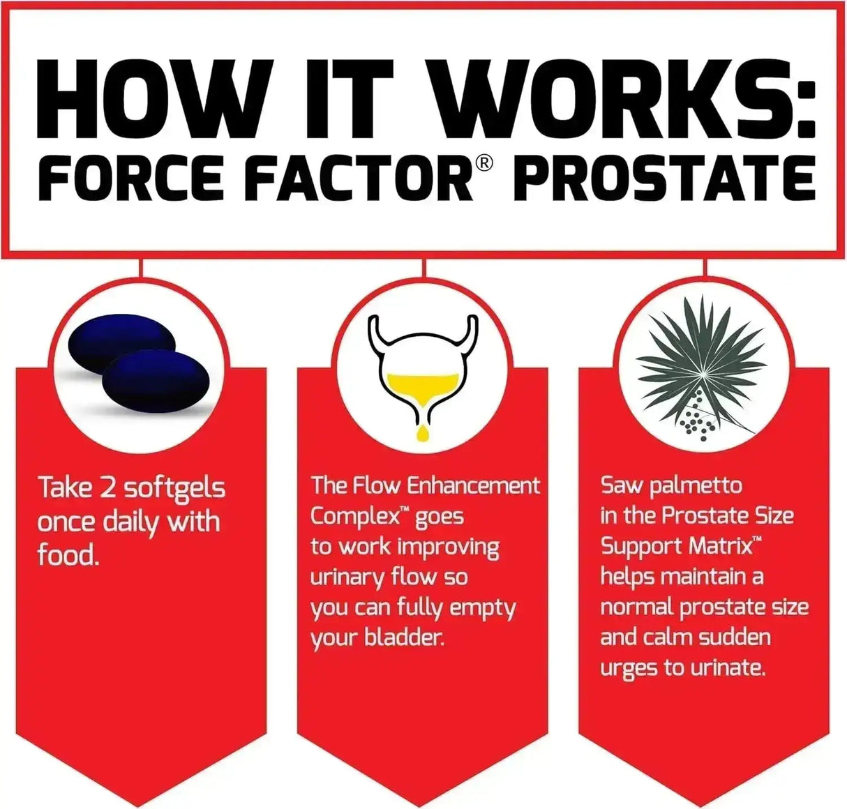 FORCE FACTOR - Force Factor Prostate Saw Palmetto and Beta Sitosterol 60 Capsulas Blandas - The Red Vitamin MX - Suplementos Alimenticios - {{ shop.shopifyCountryName }}