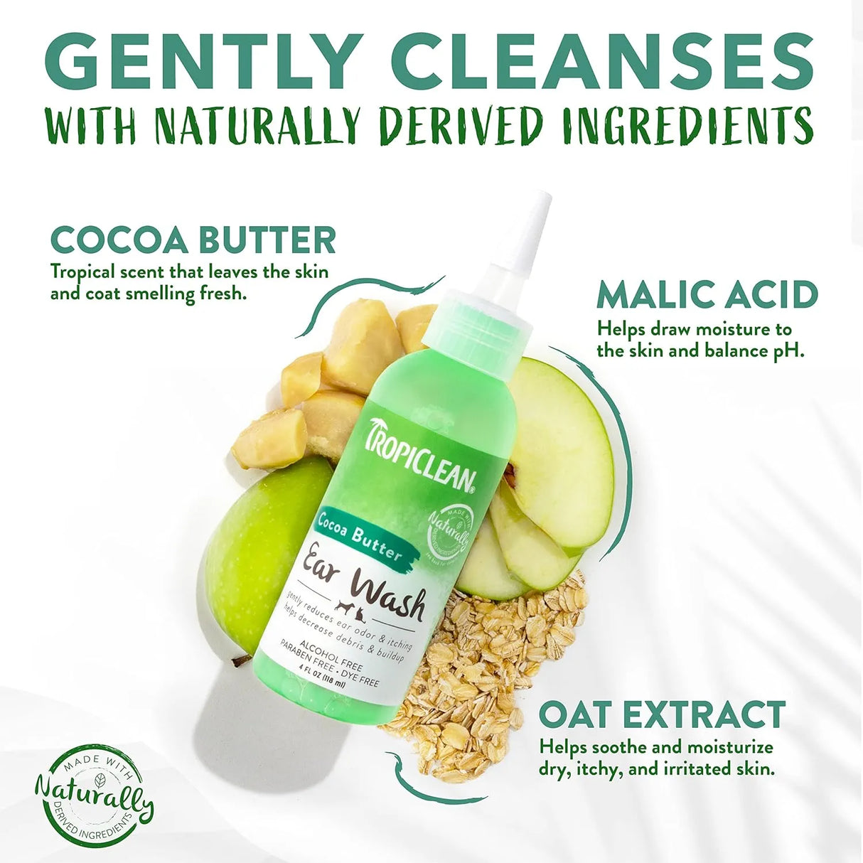 TROPICLEAN - TropiClean Dog Ear Wash 4 Fl.Oz. - The Red Vitamin MX - Cuidado Del Oído De Perros - {{ shop.shopifyCountryName }}