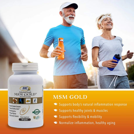 NWC NATURALS - NWC Naturals MSM Gold Systemic Enzyme 150 Capsulas - The Red Vitamin MX - Suplementos Alimenticios - {{ shop.shopifyCountryName }}