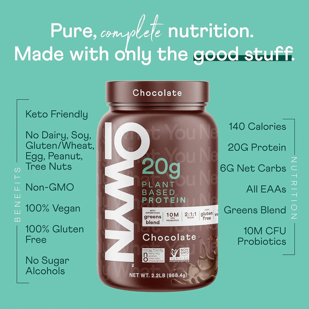 OWYN - OWYN Only What You Need Dairy Free 20g Protein Powder Chocolate 988Gr. - The Red Vitamin MX - Suplementos Alimenticios - {{ shop.shopifyCountryName }}