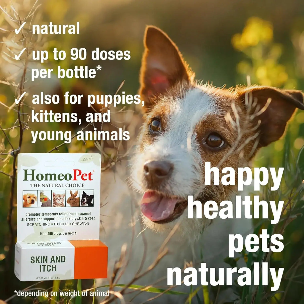 HOMEOPET - HomeoPet Skin and Itch Safe and Natural Itch Relief for Dogs and Cats 15Ml. - The Red Vitamin MX - Remedios Para La Picazón De Perros - {{ shop.shopifyCountryName }}