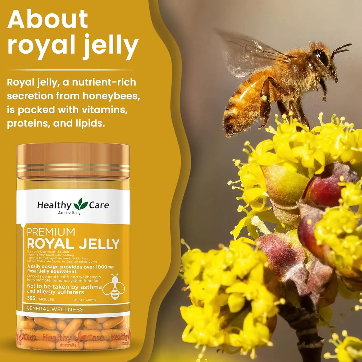 HEALTHY CARE - Healthy Care Royal Jelly 365 Capsulas - The Red Vitamin MX - Suplementos Alimenticios - {{ shop.shopifyCountryName }}