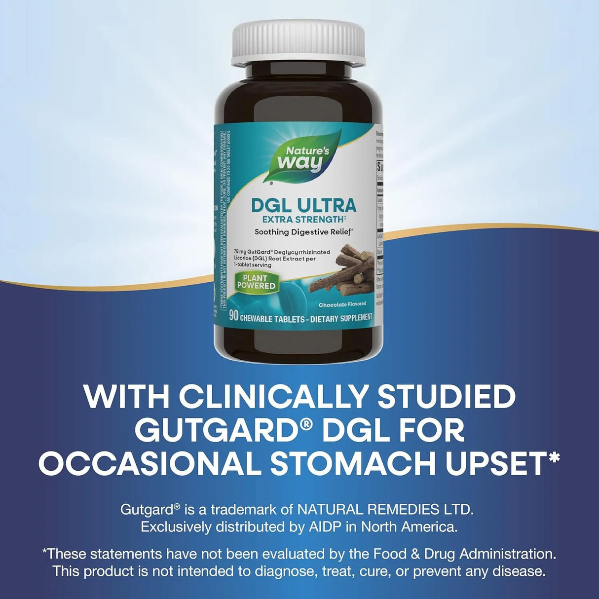 NATURE'S WAY - Nature's Way DGL Ultra Premium Licorice Root Extract 90 Tabletas Masticables - The Red Vitamin MX - Suplementos Alimenticios - {{ shop.shopifyCountryName }}