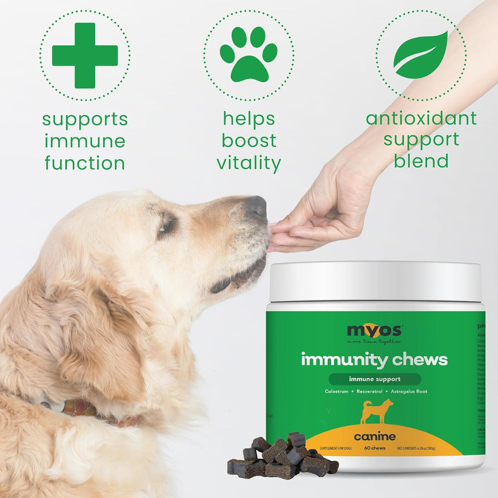 MYOS - MYOS Immunity Chew for Dogs 60 Masticables - The Red Vitamin MX - Suplementos Herbales Para Perros - {{ shop.shopifyCountryName }}