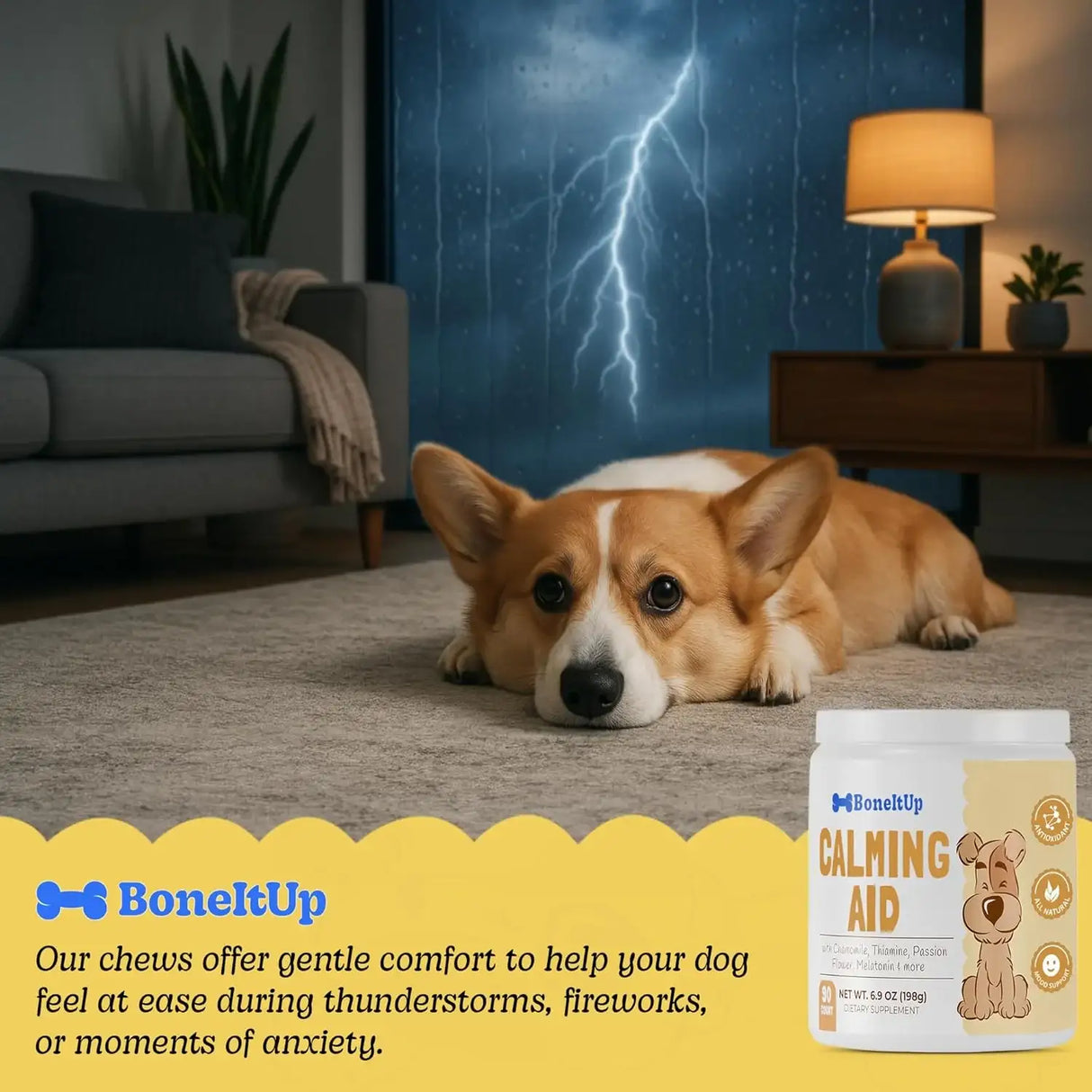 BONEITUP - BoneItUp Pet Calming Chews for Dogs 90 Masticables - The Red Vitamin MX - Relajantes Para Perros - {{ shop.shopifyCountryName }}