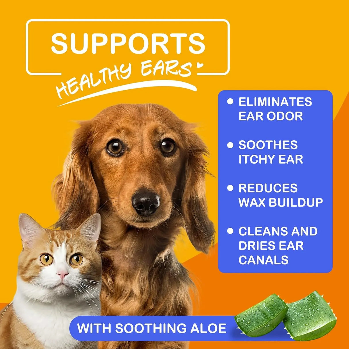 YADEE - YADEE Dog Ear Wipes Finger 50 Toallitas - The Red Vitamin MX - Cuidado Del Oído De Perros - {{ shop.shopifyCountryName }}