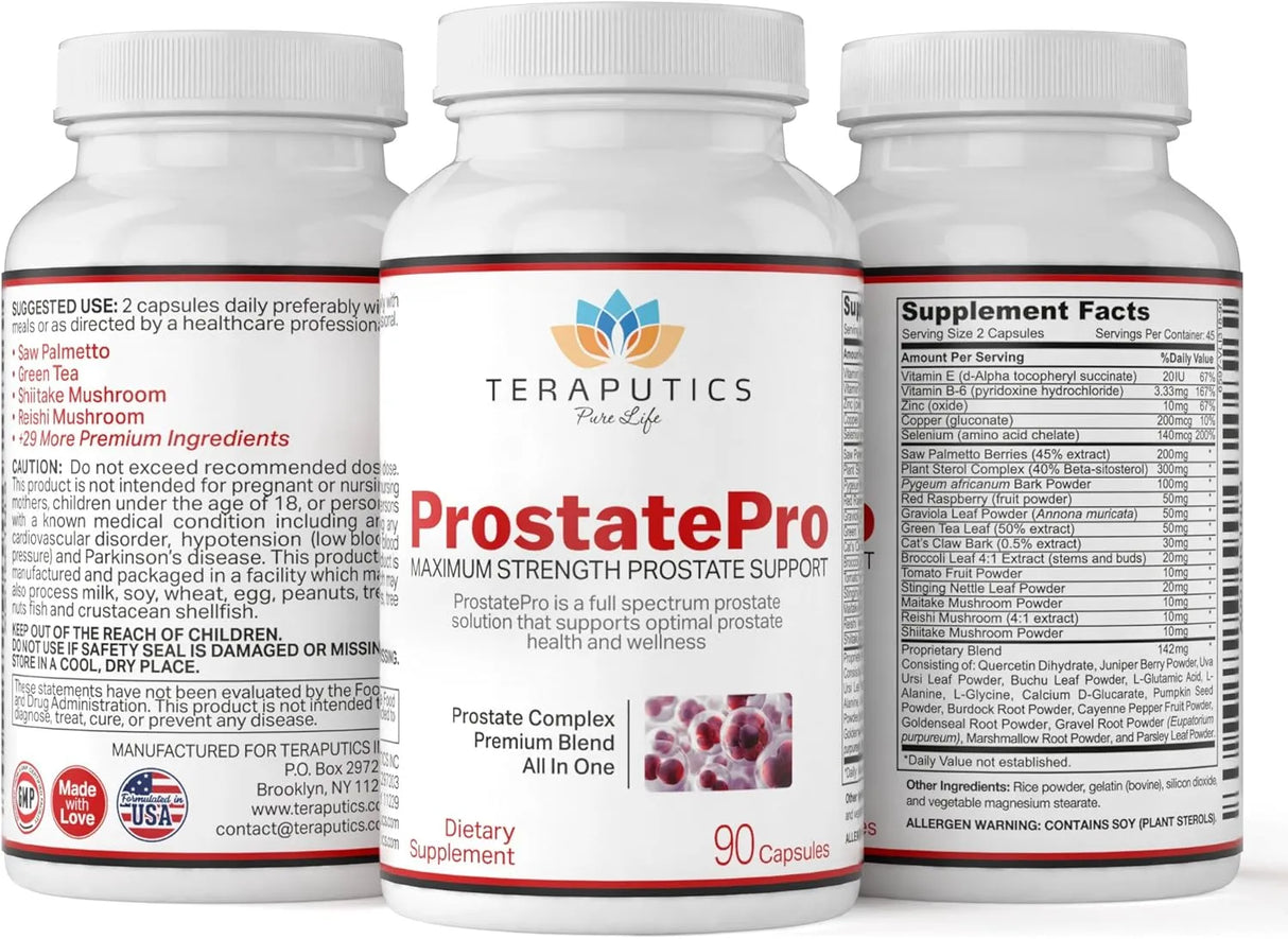 TERAPUTICS - Teraputics ProstatePro 90 Capsulas - The Red Vitamin MX - Suplementos Alimenticios - {{ shop.shopifyCountryName }}