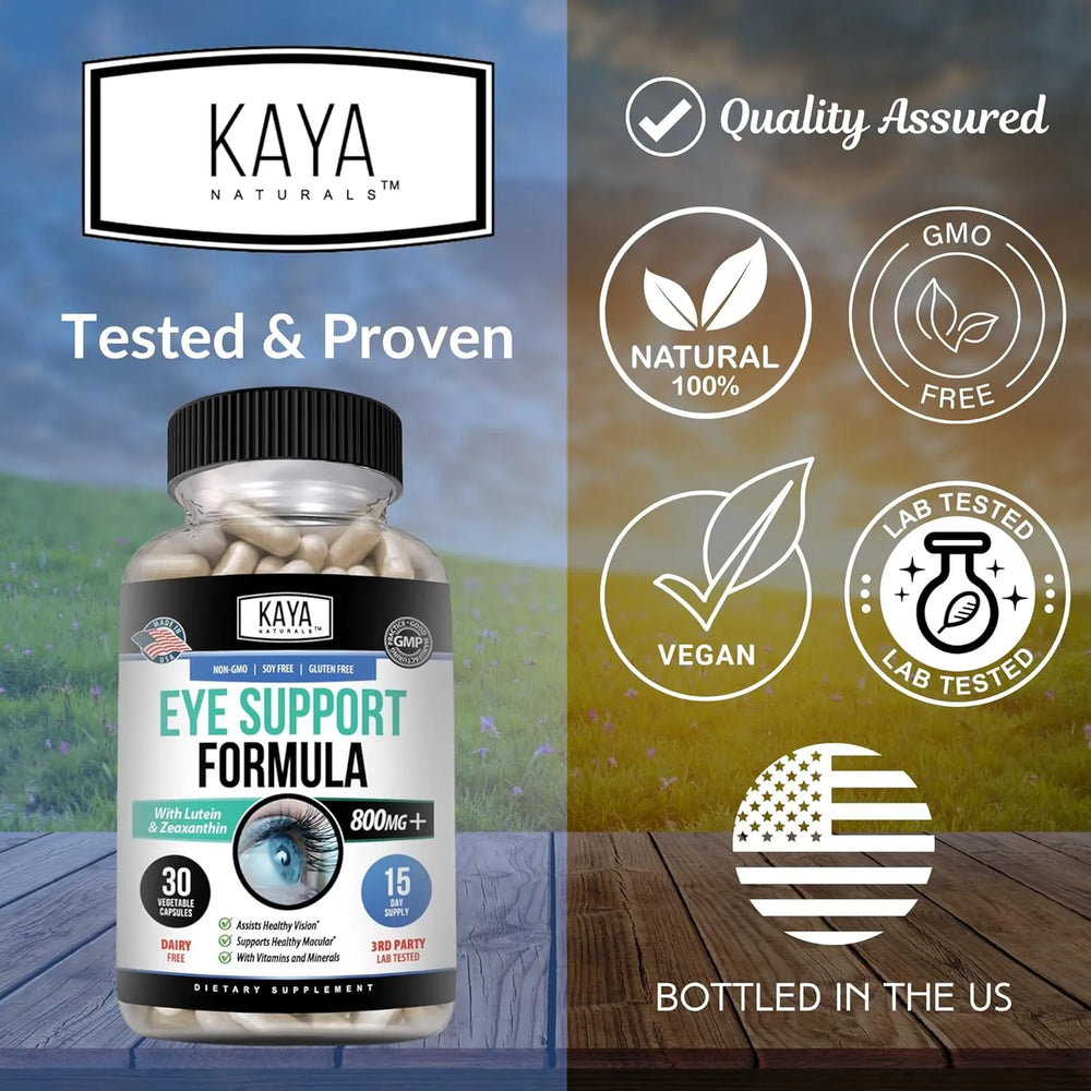 KAYA NATURALS - Kaya Naturals Eye Health 30 Capsulas - The Red Vitamin MX - Suplementos Alimenticios - {{ shop.shopifyCountryName }}