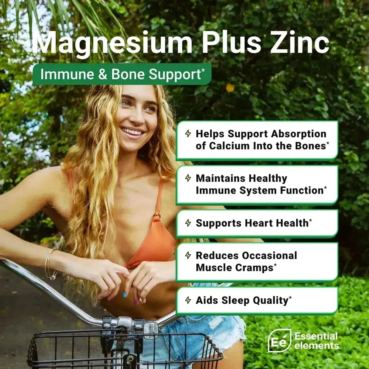 ESSENTIAL ELEMENTS - Essential Elements Magnesium & Zinc with Vitamin D3 180 Capsulas - The Red Vitamin MX - Suplementos Alimenticios - {{ shop.shopifyCountryName }}
