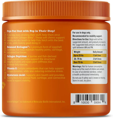 ZESTY PAWS - Zesty Paws Multi Collagen Soft Chews for Dogs 90 Masticables - The Red Vitamin MX - Cuidado De Cadera Y Articulaciones Para Perros - {{ shop.shopifyCountryName }}