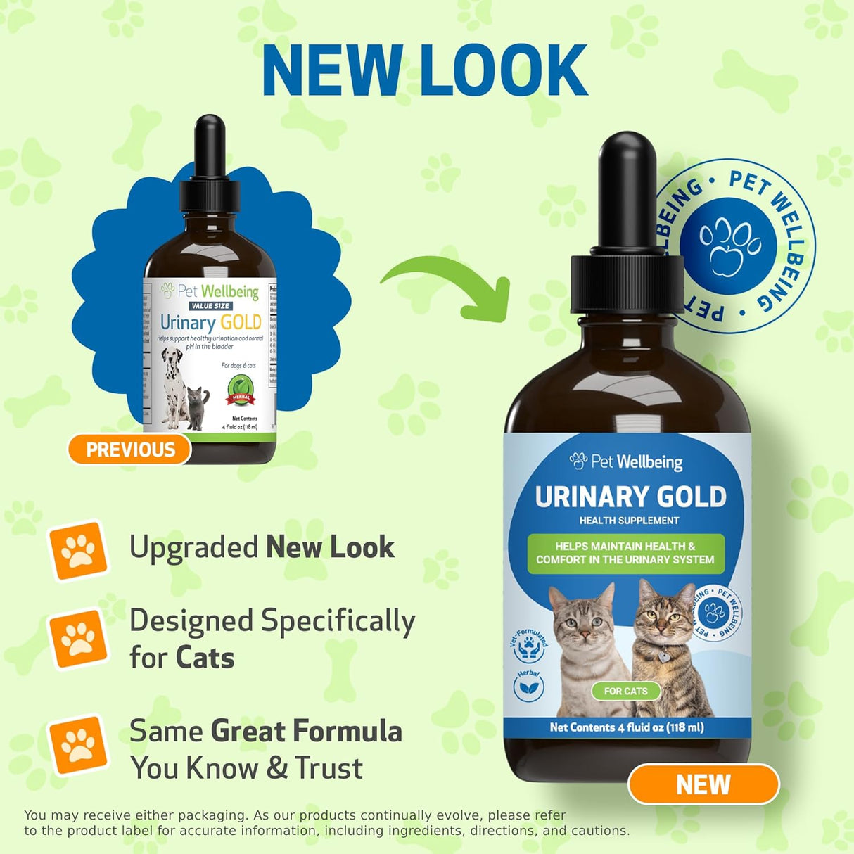 Pet Wellbeing Urinary Gold for Cats 4 Fl.Oz.