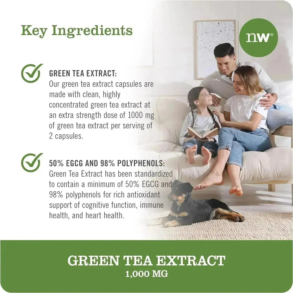 NATUREWISE - NatureWise Green Tea Extract 1000Mg. 90 Capsulas - The Red Vitamin MX - Suplementos Alimenticios - {{ shop.shopifyCountryName }}