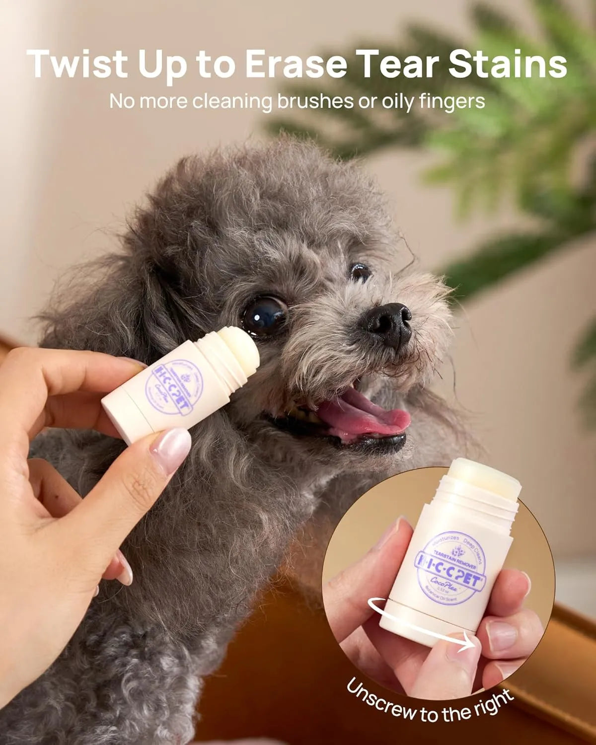 HICC PET - HICC PET Tear Stain Remover Balm for Dogs 0.53Oz. - The Red Vitamin MX - Cuidado De Los Ojos De Los Perros - {{ shop.shopifyCountryName }}