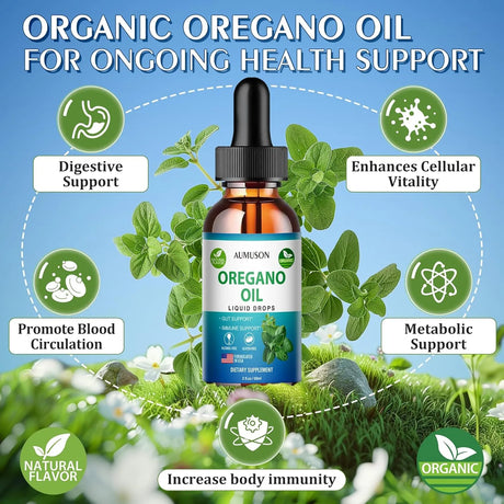AUMUSON - Aumuson Oregano Oil Liquid Drops 2 Fl.Oz. - The Red Vitamin MX - Suplementos Alimenticios - {{ shop.shopifyCountryName }}
