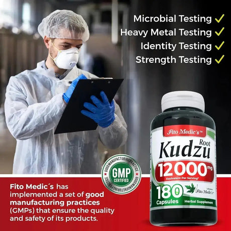 FITO MEDIC´S - FITO MEDIC'S Lab Kudzu Root 12000Mg. 180 Capsulas - The Red Vitamin MX - Suplementos Alimenticios - {{ shop.shopifyCountryName }}