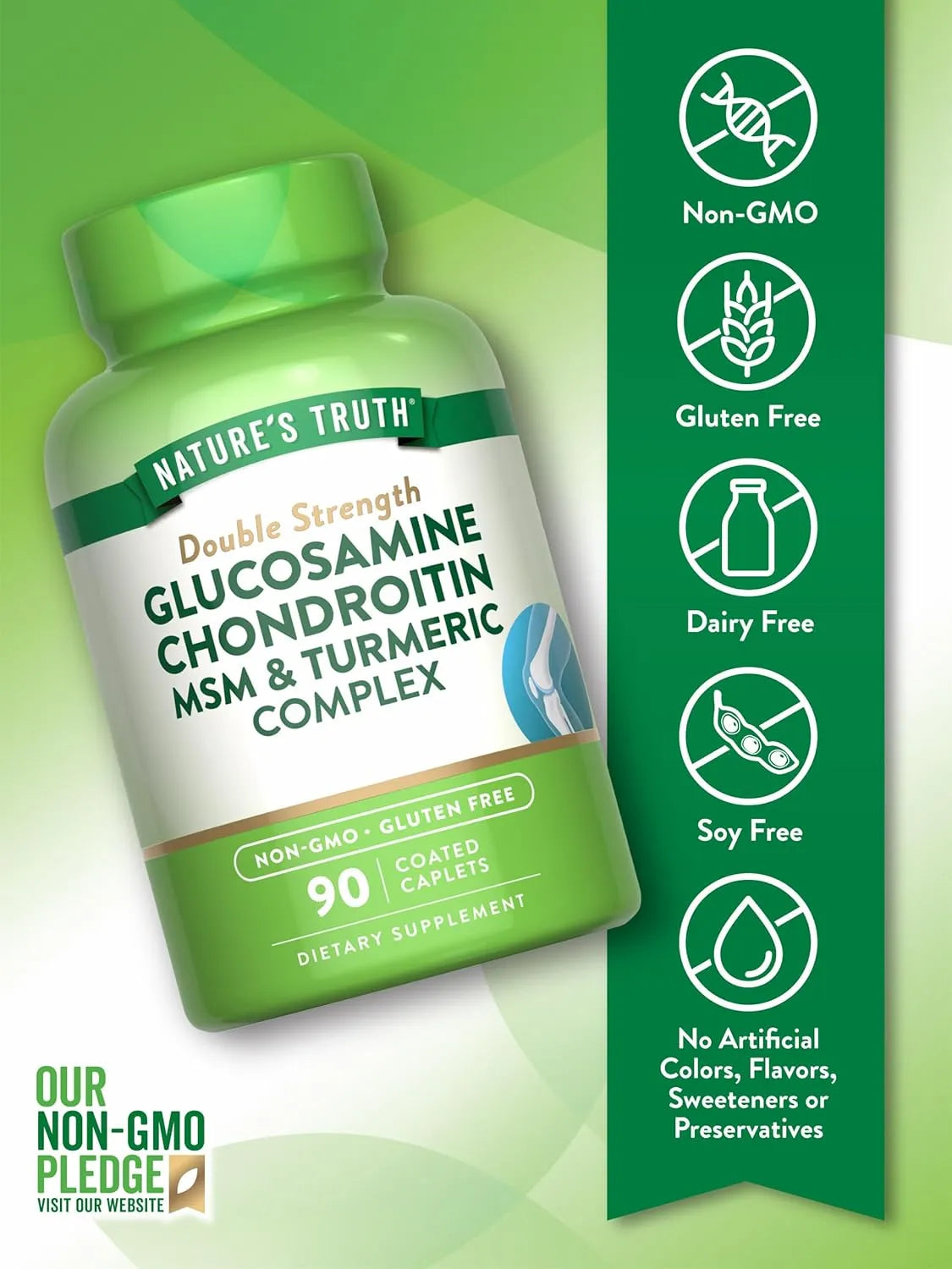 NATURE'S TRUTH - Nature's Truth Glucosamine Chondroitin MSM Complex 90 Tabletas - The Red Vitamin MX - Suplementos Alimenticios - {{ shop.shopifyCountryName }}